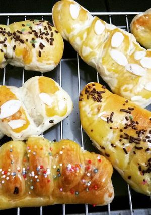 Foto resep Roti manis isi Pisang Coklat