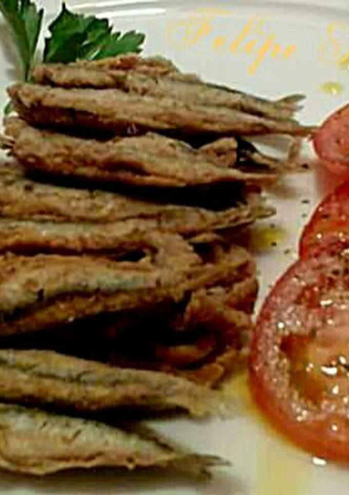 Una foto de Boquerones fritos