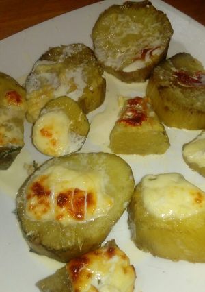 Una foto de Camote con queso y crema