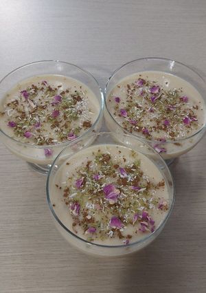 عکسی از دستور دسر لطیف موزی