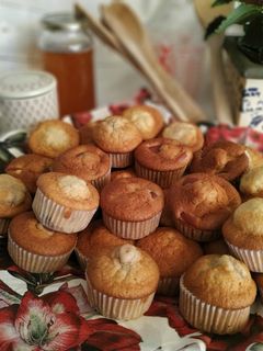 Una foto de Muffins manzana y canela