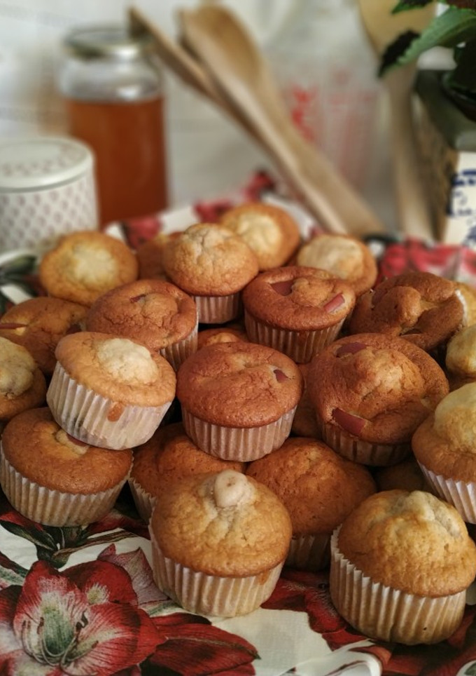 Una foto de Muffins manzana y canela