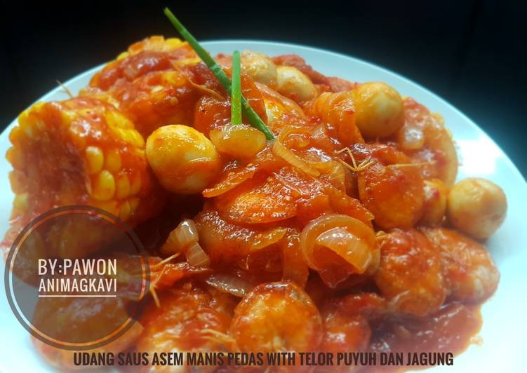 Resep 115# Udang saus asem manis pedas oleh tie novia ...