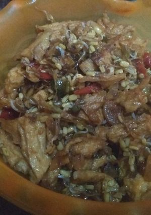 Foto resep Oseng tauge pedas