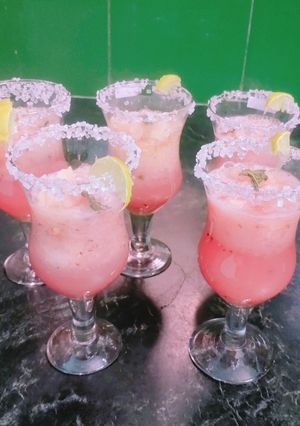 A picture of Watermelon mohito.