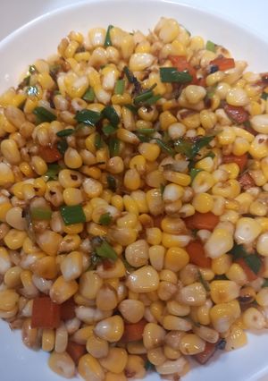 A picture of SWEET CORN & CARROTS.