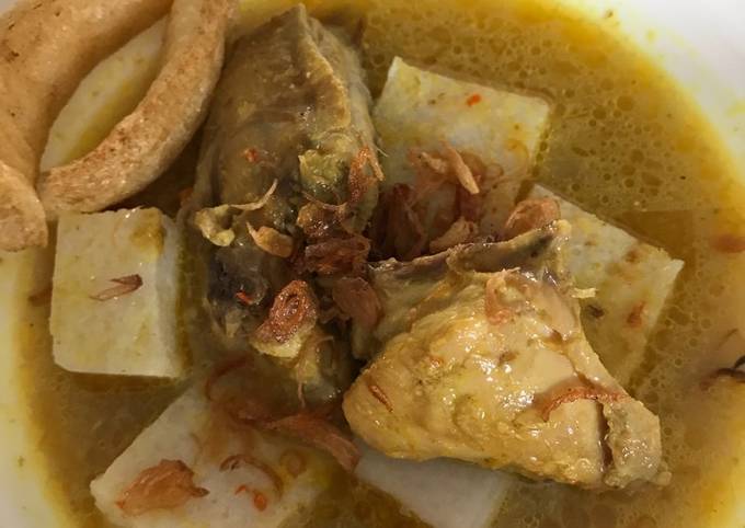 Ini dia! Bagaimana cara buat Kare Ayam &amp; Lontong Keto hidangan Idul Adha dijamin sesuai selera
