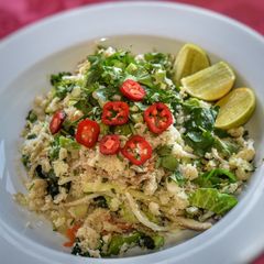 A picture of Cauli fried rice.