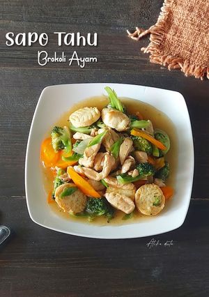 Foto resep Sapo Tahu Brokoli Ayam