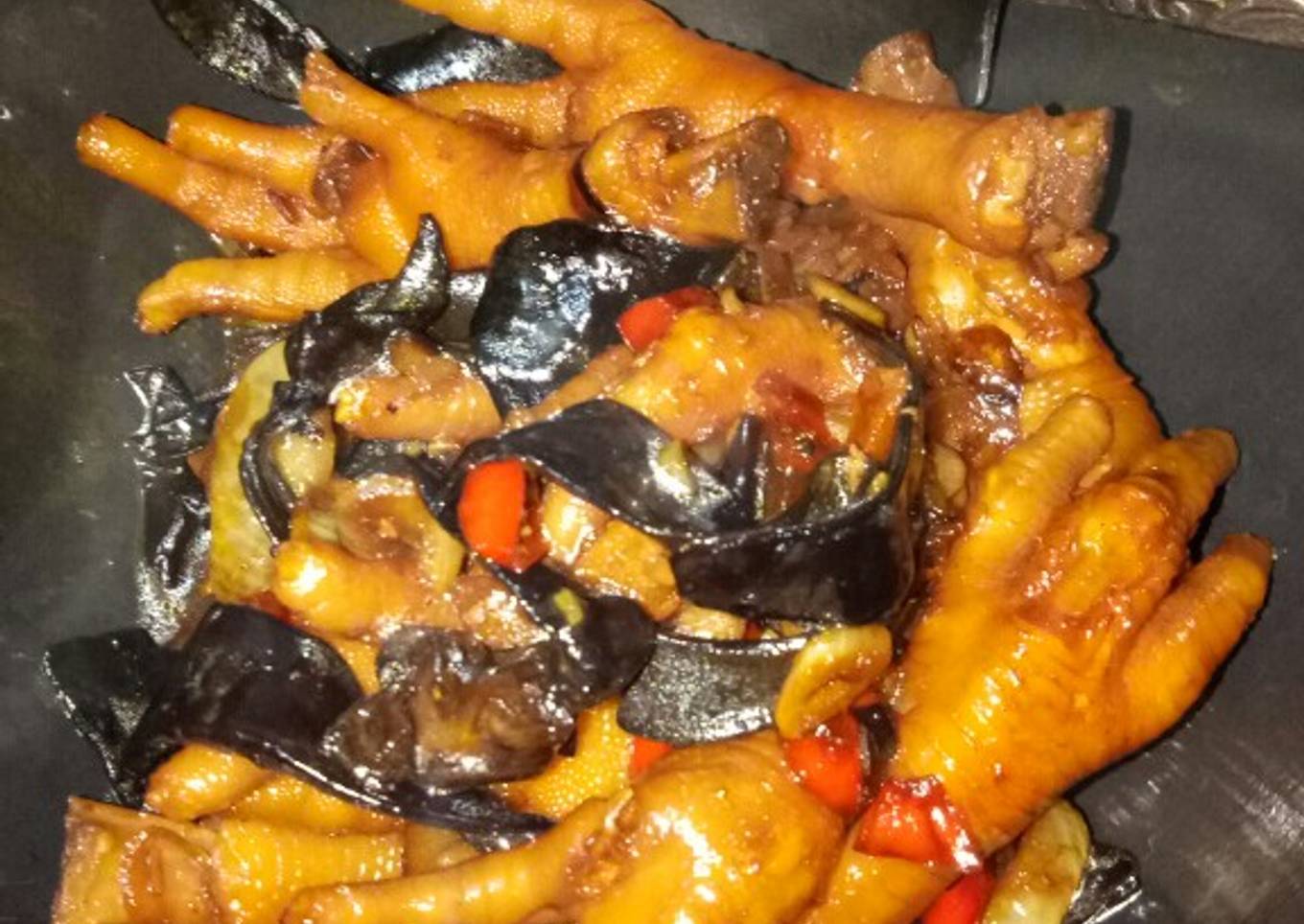 Ceker Jamur Kuping Teriyaki