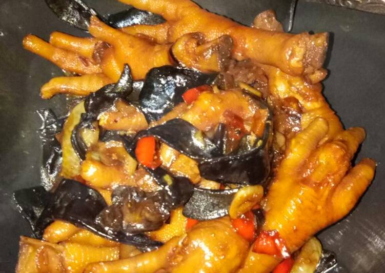 Ceker Jamur Kuping Teriyaki