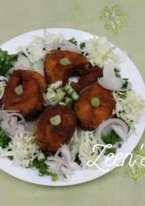 A picture of Jowar Flour Coated Fish Fry.