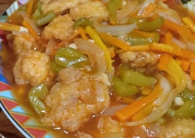 Bagaimana Membuat Ayam asam manis yang Lezat