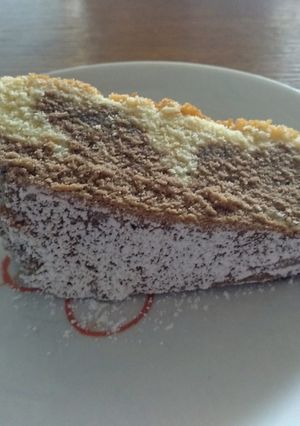 Una foto de Pastel veteado