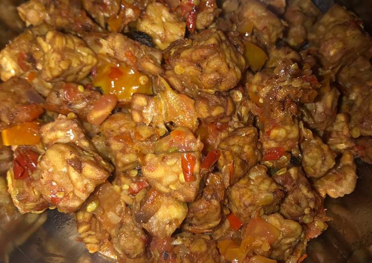 Cara Memasak Cepat Tempe Saos/balado Yummy Mantul