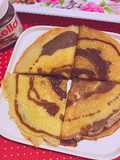 Marbled Nutella and Coconut Crêpes