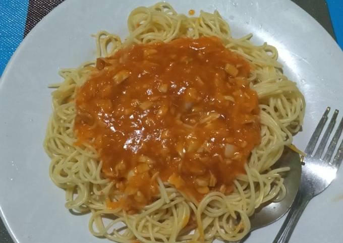 Wajib coba! Resep bikin La fonte spaghetti saos bolognese ala me 😋 yang menggugah selera