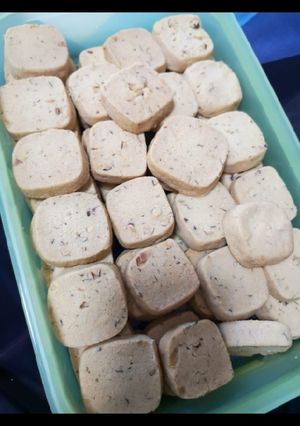A picture of Almond biscuits #mamataughtmewell.