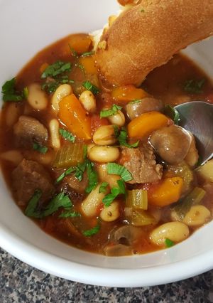 A picture of Hearty Italian Style Beef Stew.