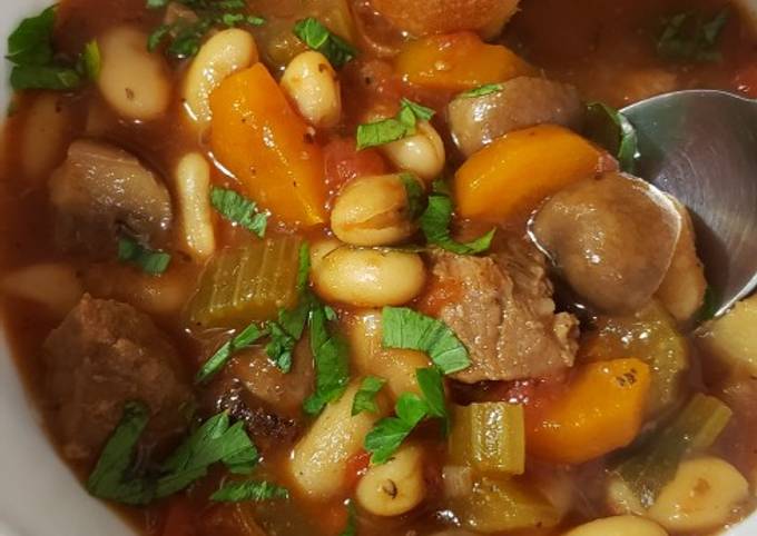 Steps to Prepare Favorite Hearty Italian Style Beef Stew