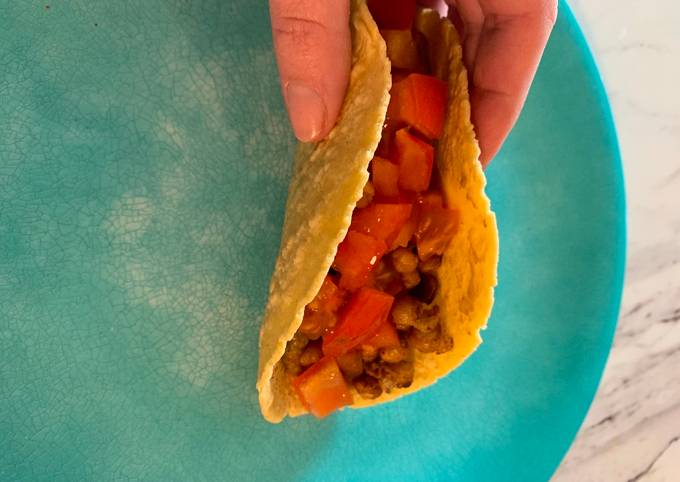 Steps to Prepare Super Quick Homemade Chickpea Tacos