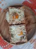 Roti Bakar Telur Keju