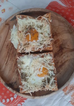 Foto resep Roti Bakar Telur Keju