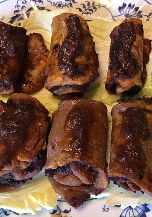 A picture of California Farm Seitan Mock Duck in Plum Sauce.