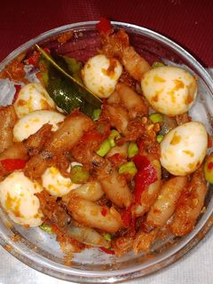 Foto resep Sambal Cumi Asin Pete