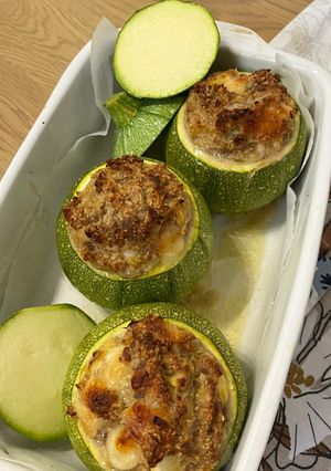 Foto di Zucchine tonde ripiene