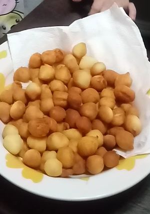 Una foto de Ñoquis fritos