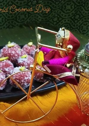 કોપરાના લાડુ રેસીપી મુખ્ય ફોટો