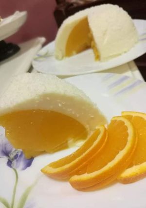 صورة لوصفة مهلبية البرتقال والحليب