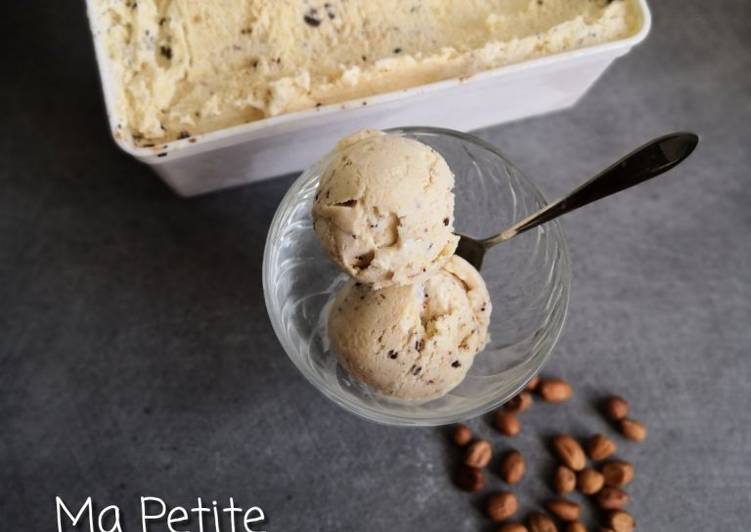 Step-by-Step Guide to Make Speedy Crème glacée au beurre de cacahuètes sans sorbetière