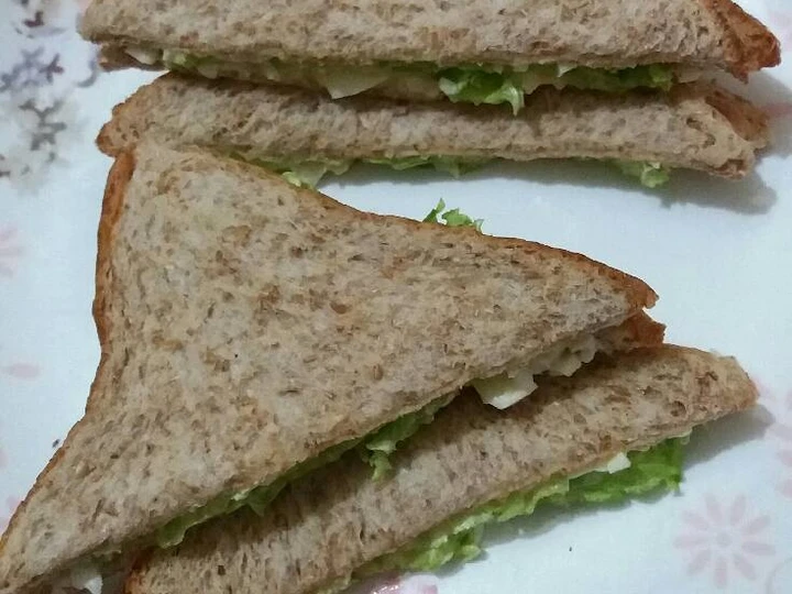Langkah Gampang Menyiapkan Resep Sandwich egg mayo yang Sempurna Anti Ribet, Mantap