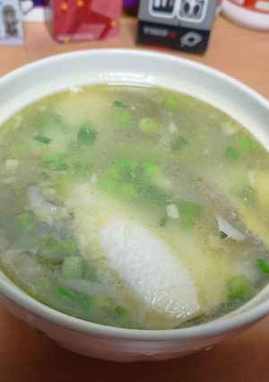 自煮虱目魚肚湯 的食譜成品照片