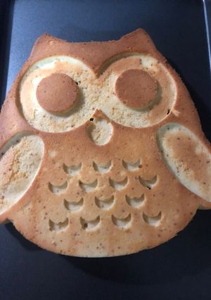 Una foto de Torta de vainilla con dos huevos