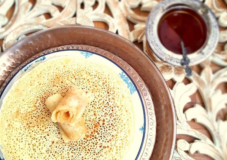 A révélé le secret de la recette Baghrir : Crêpes Mille Trous spécial