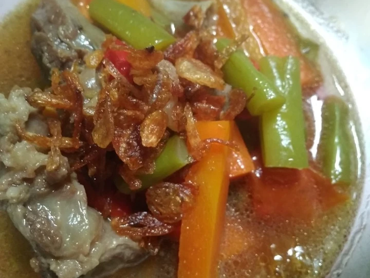 Cara Mudah Membuat Resep Asem-asem tulang sapi yang Enak Banget