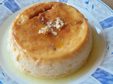 Flan de coco en microondas