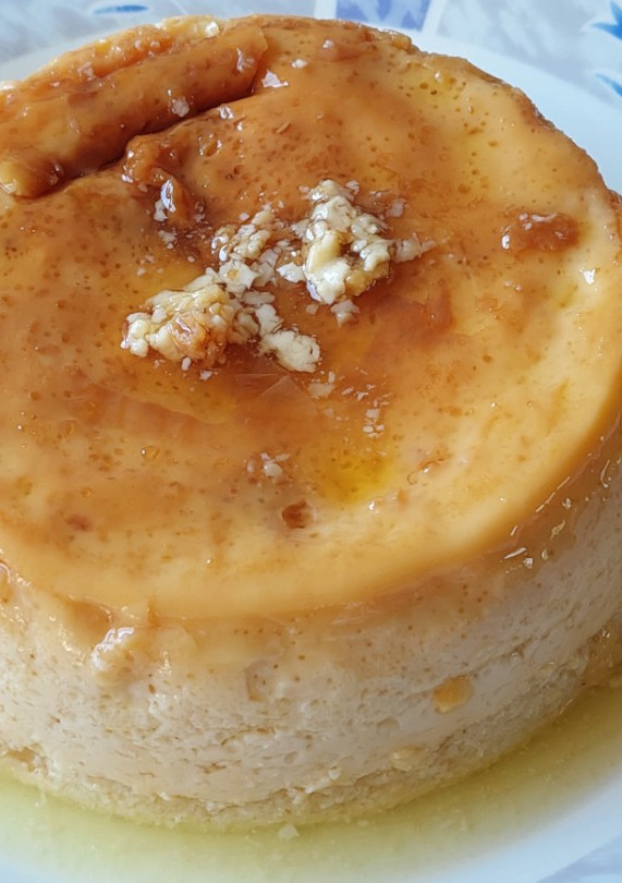 Una foto de Flan de coco en microondas