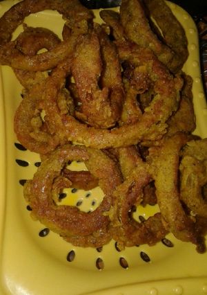 عکسی از دستور پیاز سوخاری