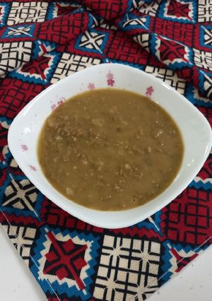 عکسی از دستور آش عدس