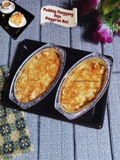 Foto resep Puding Panggang Keju Pinggiran Roti