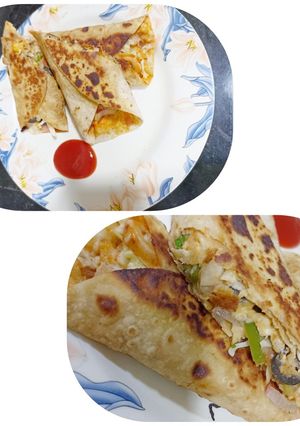A picture of Mix Vegetable Frankie.