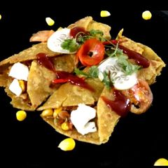 A picture of Cheese veg cornmeal wrap.