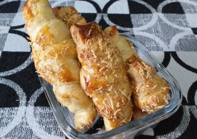 Resep Croissant Keju Coklat🧀🍫 Anti Gagal