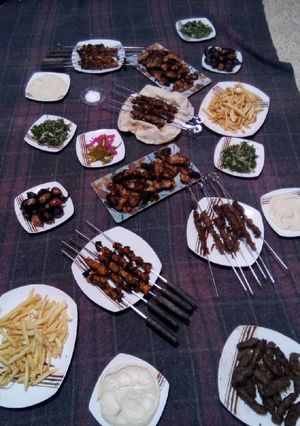 صورة لوصفة مشاوي مشكل