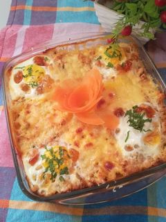 صورة لوصفة غراتان بالبطاطا والجبن 😋