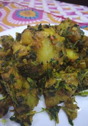 आलू मेथी (Aloo methi recipe in hindi) रेसिपी मुख्य फोटो